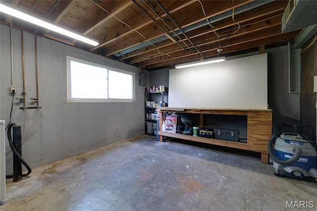 1340 Central Pkwy, Florissant, MO 63031 - basement featuring a workshop area