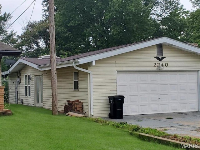 2240 Brook Dr, Florissant, MO 63033 - view of property exterior with a lawn