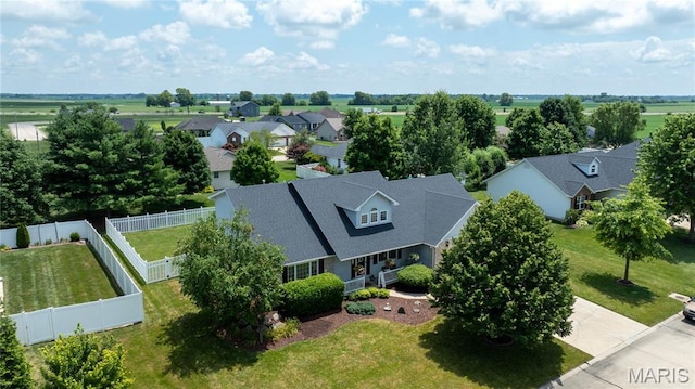 408 Marty Graten Ct, Hamel, IL 62046 - aerial perspective of suburban area