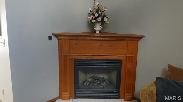 408 Marty Graten Ct, Hamel, IL 62046 - detailed view of a fireplace