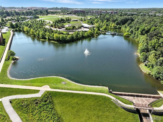 5 Monarch Trace Ct Unit 305, Chesterfield, MO 63017 - drone / aerial view of a large body of water