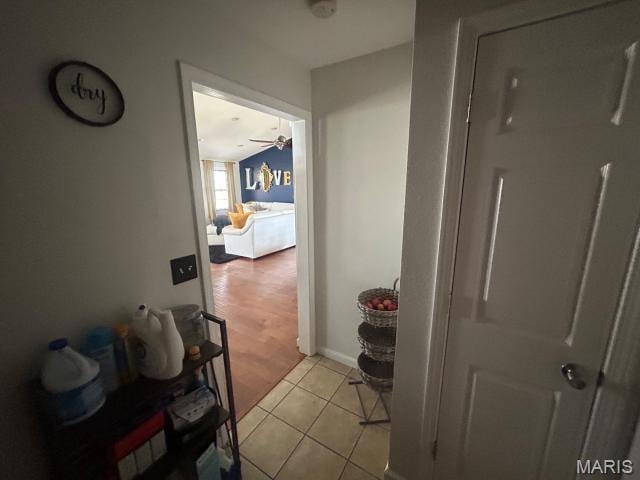 2763 Cascade Lake Dr, Belleville, IL 62221 - hallway with light tile patterned flooring