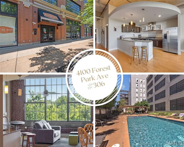 4100 Forest Park Ave Unit 306, Saint Louis, MO 63108 - view of marketing collateral with multiple images