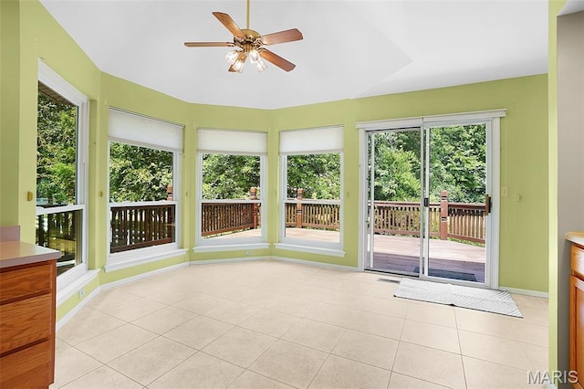 1473 Crooked Stick Dr, Ofallon, MO 63366 - unfurnished sunroom featuring plenty of natural light and tile patterned floors