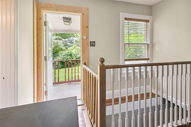 86 Mill St, Elsah, IL 62028 - stairway featuring concrete floors