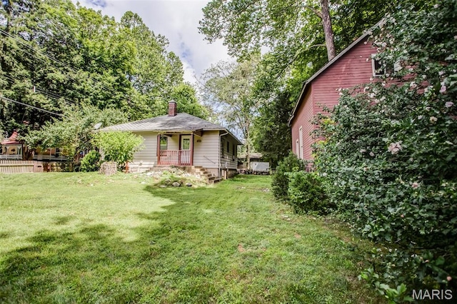 86 Mill St, Elsah, IL 62028 - view of grassy yard