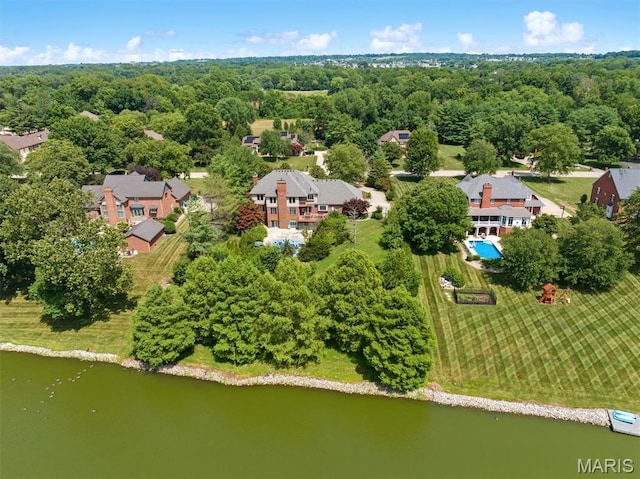 517 E Waters Edge Dr, Shiloh, IL 62221 - drone / aerial view of a nearby body of water