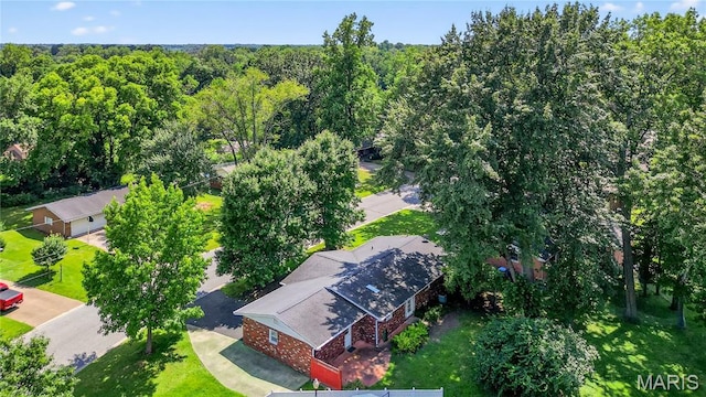 401 Willowbrook Ln, Collinsville, IL 62234 - bird's eye view