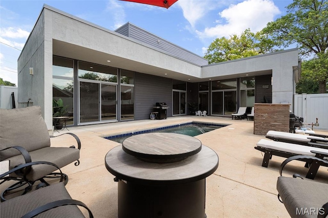 5951 Jamieson Ave, Saint Louis, MO 63109 - view of patio / terrace featuring grilling area