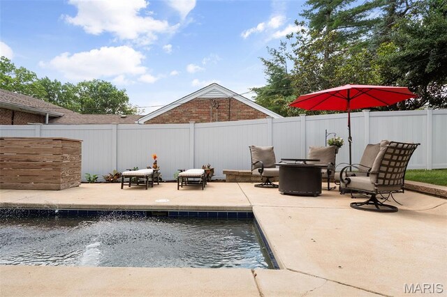 5951 Jamieson Ave, Saint Louis, MO 63109 - view of pool with a patio area