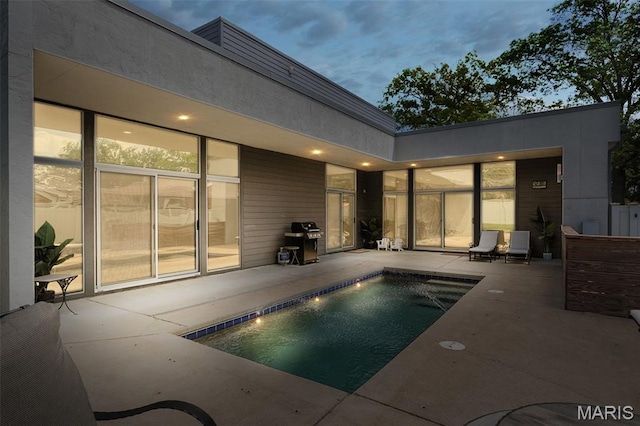 5951 Jamieson Ave, Saint Louis, MO 63109 - outdoor pool featuring a patio and area for grilling