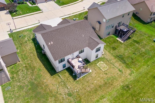 1433 Victoria Square Ct, Ofallon, IL 62269 - aerial perspective of suburban area