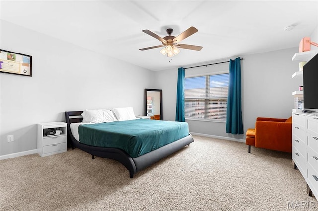 1433 Victoria Square Ct, Ofallon, IL 62269 - bedroom featuring light colored carpet and a ceiling fan