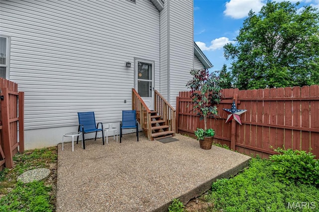 2961 Plum Leaf Cir, Saint Peters, MO 63303 - view of patio featuring entry steps