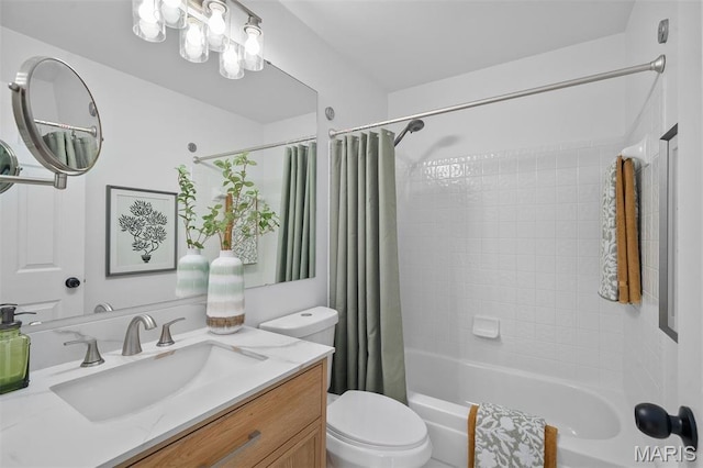 17527 Adams Way Ct, Wildwood, MO 63005 - full bathroom featuring shower / bath combo with shower curtain and vanity