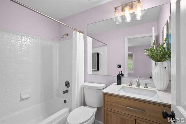 17527 Adams Way Ct, Wildwood, MO 63005 - bathroom featuring vanity and shower / tub combo with curtain