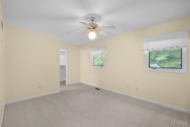 17527 Adams Way Ct, Wildwood, MO 63005 - carpeted empty room with baseboards and ceiling fan