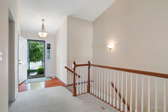 4817 Misty Wood Ct, Wentzville, MO 63385 - foyer entrance featuring wood finished floors and carpet