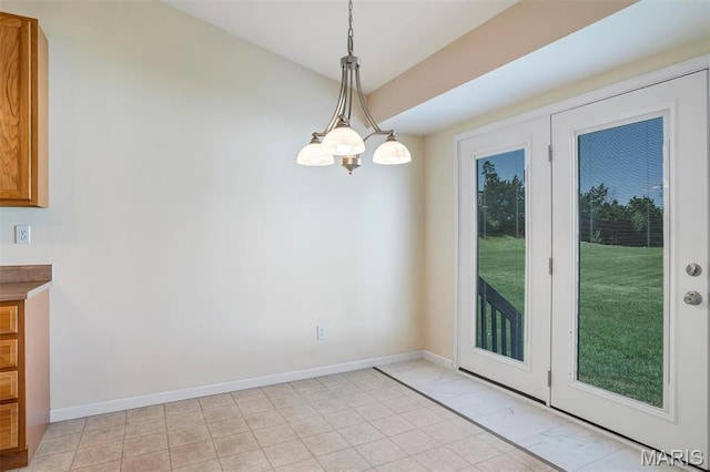 4817 Misty Wood Ct, Wentzville, MO 63385 - unfurnished dining area featuring baseboards