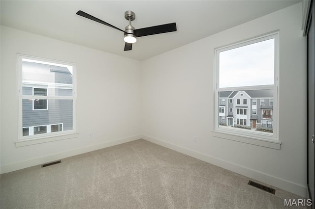 8935 E Gateway Hts Unit 94-808, Richmond Heights, MO 63144 - unfurnished room with carpet and a ceiling fan