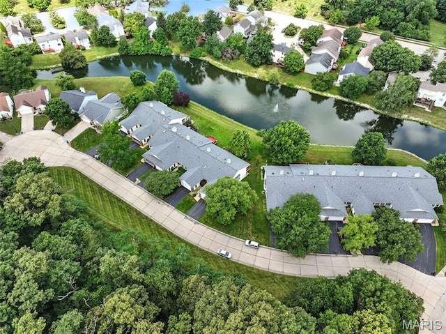425 Charter Way Dr, Wildwood, MO 63040 - aerial view of property's location with nearby suburban area and a nearby body of water