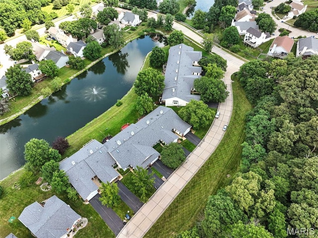 425 Charter Way Dr, Wildwood, MO 63040 - aerial view of property and surrounding area featuring nearby suburban area and a nearby body of water