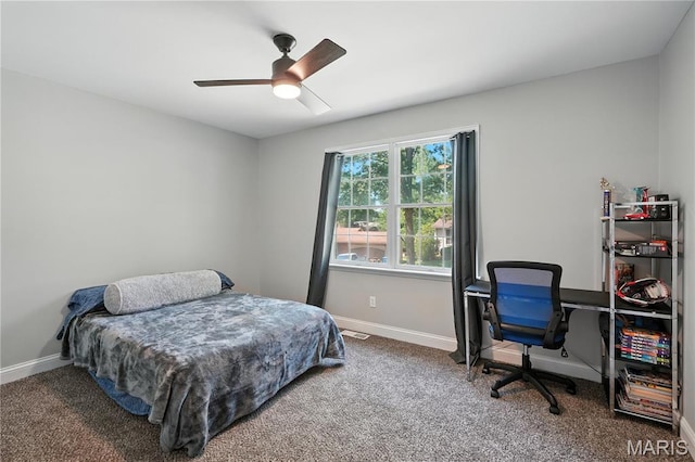 20 Hiddenbrook Dr, Black Jack, MO 63033 - bedroom with carpet flooring and a ceiling fan
