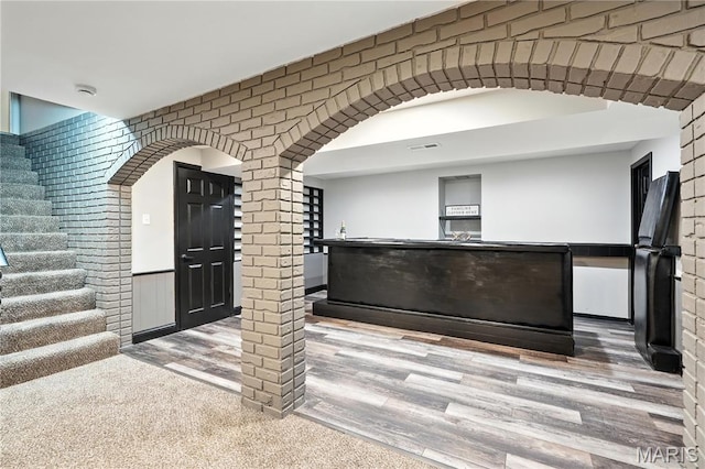20 Hiddenbrook Dr, Black Jack, MO 63033 - welcome area with stairs and arched walkways