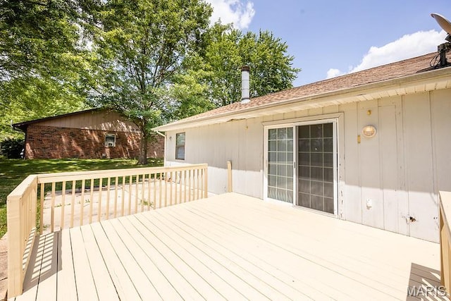 2313 College, Belleville, IL 62221 - view of wooden deck