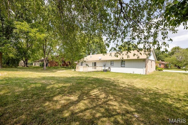2313 College, Belleville, IL 62221 - back of house with a lawn