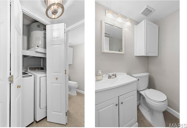 420 Echo Hill Dr, Ballwin, MO 63021 - bathroom featuring vanity and tile patterned flooring