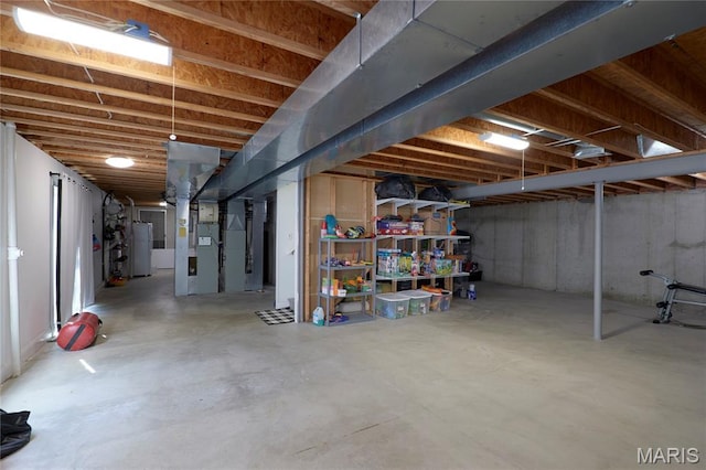 20 Airfield Crossing Court, Lake St Louis, MO 63367 - unfinished below grade area with heating unit and water heater