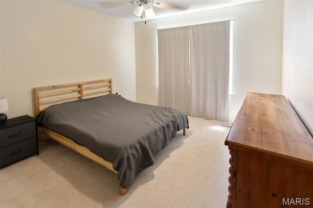 922 Benjamin Dr, Ofallon, IL 62269 - carpeted bedroom with a ceiling fan