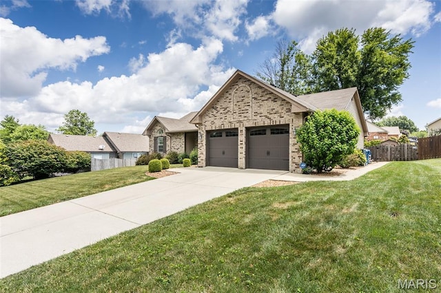 101 Archview Dr, Shiloh, IL 62221 - view of front of property featuring an attached garage, concrete driveway, and brick siding