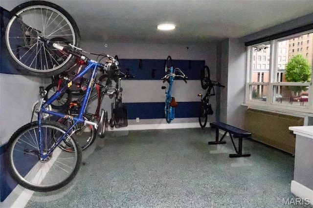 210 N 17th St Unit 905, Saint Louis, MO 63103 - workout room featuring recessed lighting and baseboards