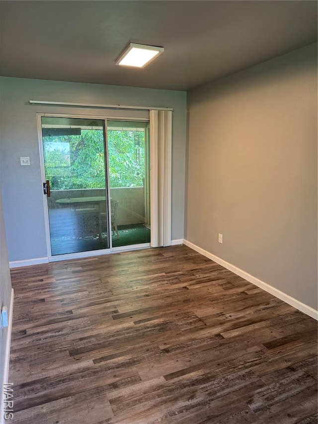 4229 Carrollton Dr Unit C, Bridgeton, MO 63044 - unfurnished room with dark wood-type flooring