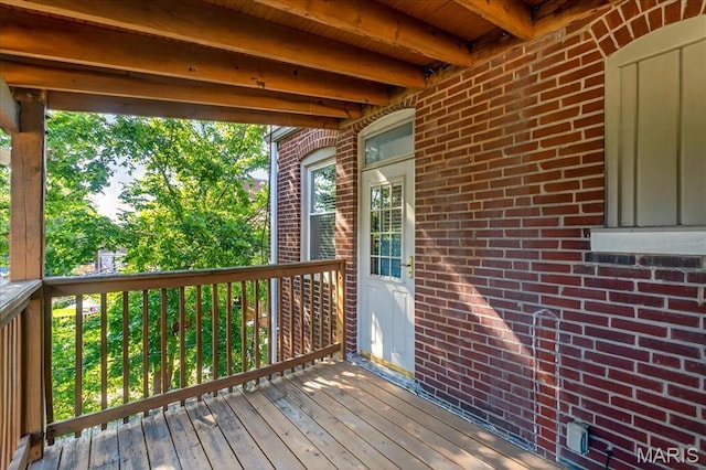 2057-2059 Ann Ave, Saint Louis, MO 63104 - view of wooden terrace