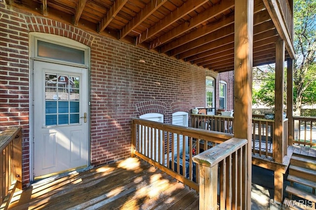 2057-2059 Ann Ave, Saint Louis, MO 63104 - view of wooden terrace