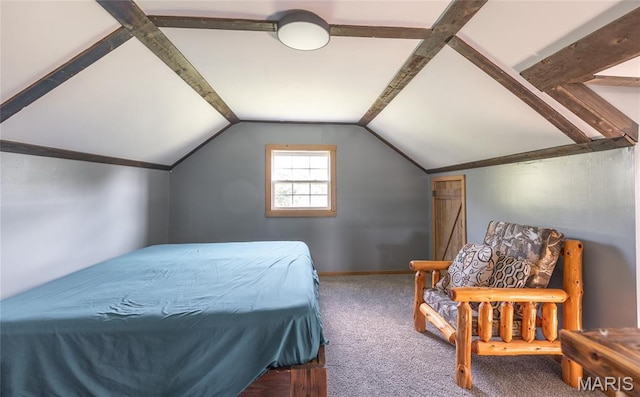 19612 State Route M, Edgar Springs, MO 65462 - bedroom with vaulted ceiling and carpet floors