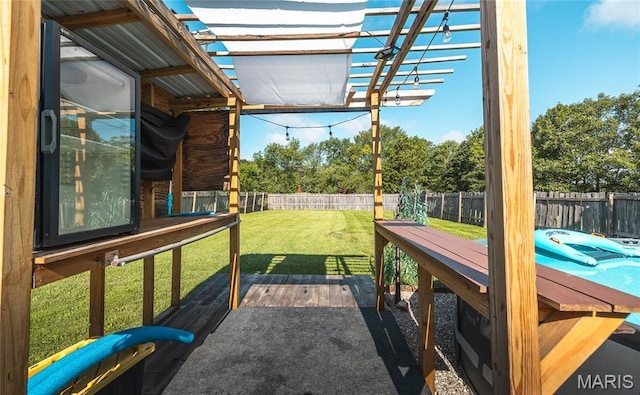 19612 State Route M, Edgar Springs, MO 65462 - deck featuring a fenced backyard
