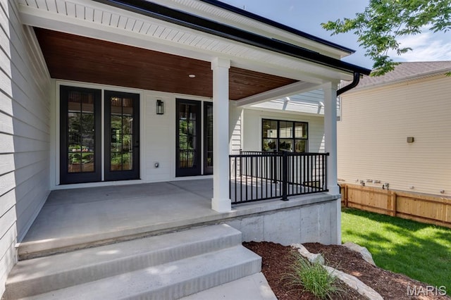 224 Oak Tree Dr, Webster Groves, MO 63119 - view of exterior entry with covered porch