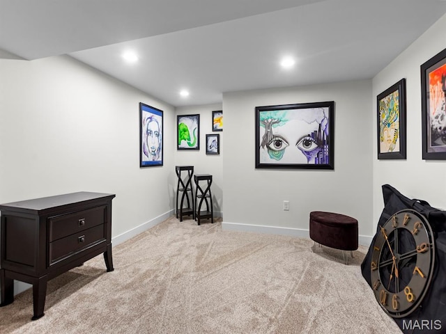 1201 Cheverly Ct, Saint Louis, MO 63146 - living area with carpet and recessed lighting