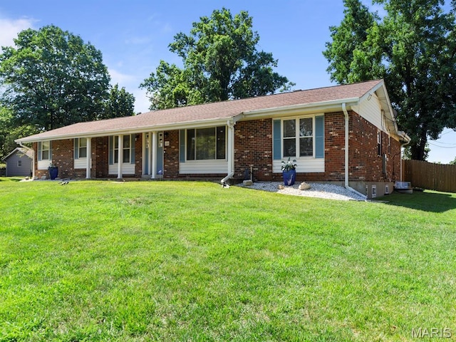 1201 Cheverly Ct, Saint Louis, MO 63146 - single story home featuring brick siding and covered porch