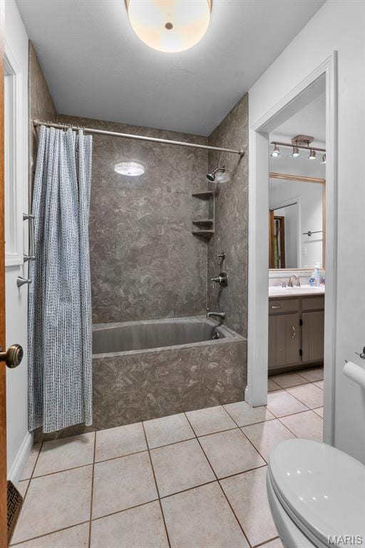 1938 State Highway Oo, Whitewater, MO 63785 - full bath featuring shower / bath combo, tile patterned flooring, and vanity