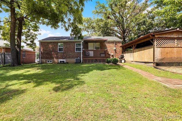 11380 Manchester Rd, Kirkwood, MO 63122 - rear view of house featuring brick siding