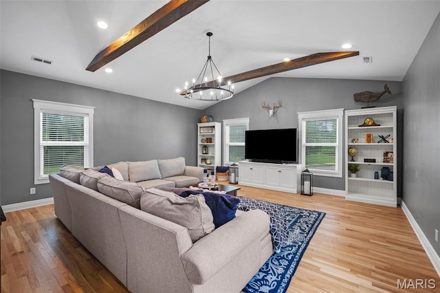 17108 Windsor Crest Blvd, Wildwood, MO 63038 - living area with wood finished floors, a chandelier, and recessed lighting