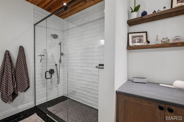 17108 Windsor Crest Blvd, Wildwood, MO 63038 - bathroom with a stall shower and vanity