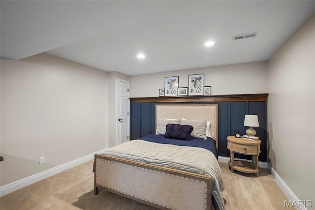 17108 Windsor Crest Blvd, Wildwood, MO 63038 - bedroom with light carpet and recessed lighting