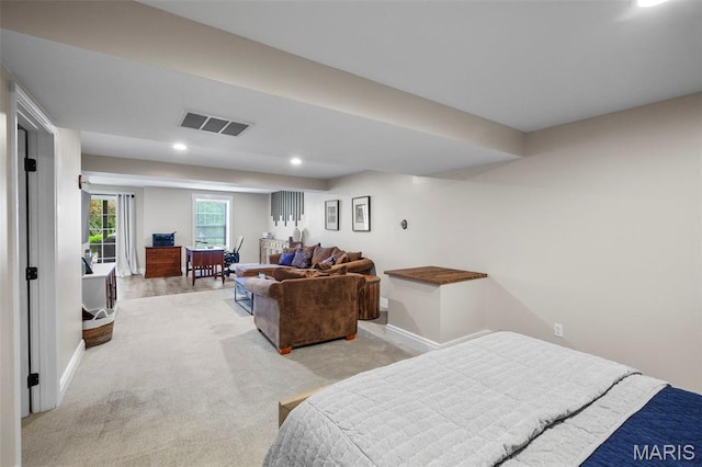 17108 Windsor Crest Blvd, Wildwood, MO 63038 - bedroom with recessed lighting and light carpet