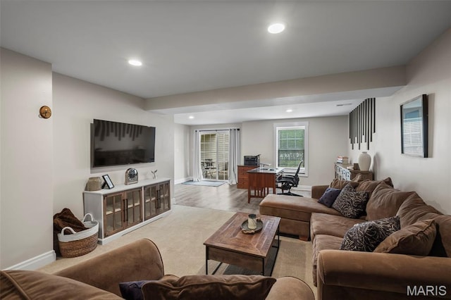 17108 Windsor Crest Blvd, Wildwood, MO 63038 - living area with recessed lighting and baseboards